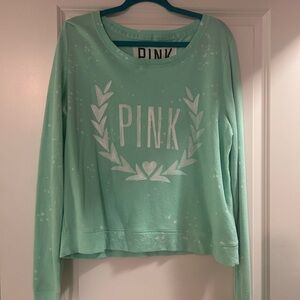 PINK Victoria's Secret Mint Green Women's Top